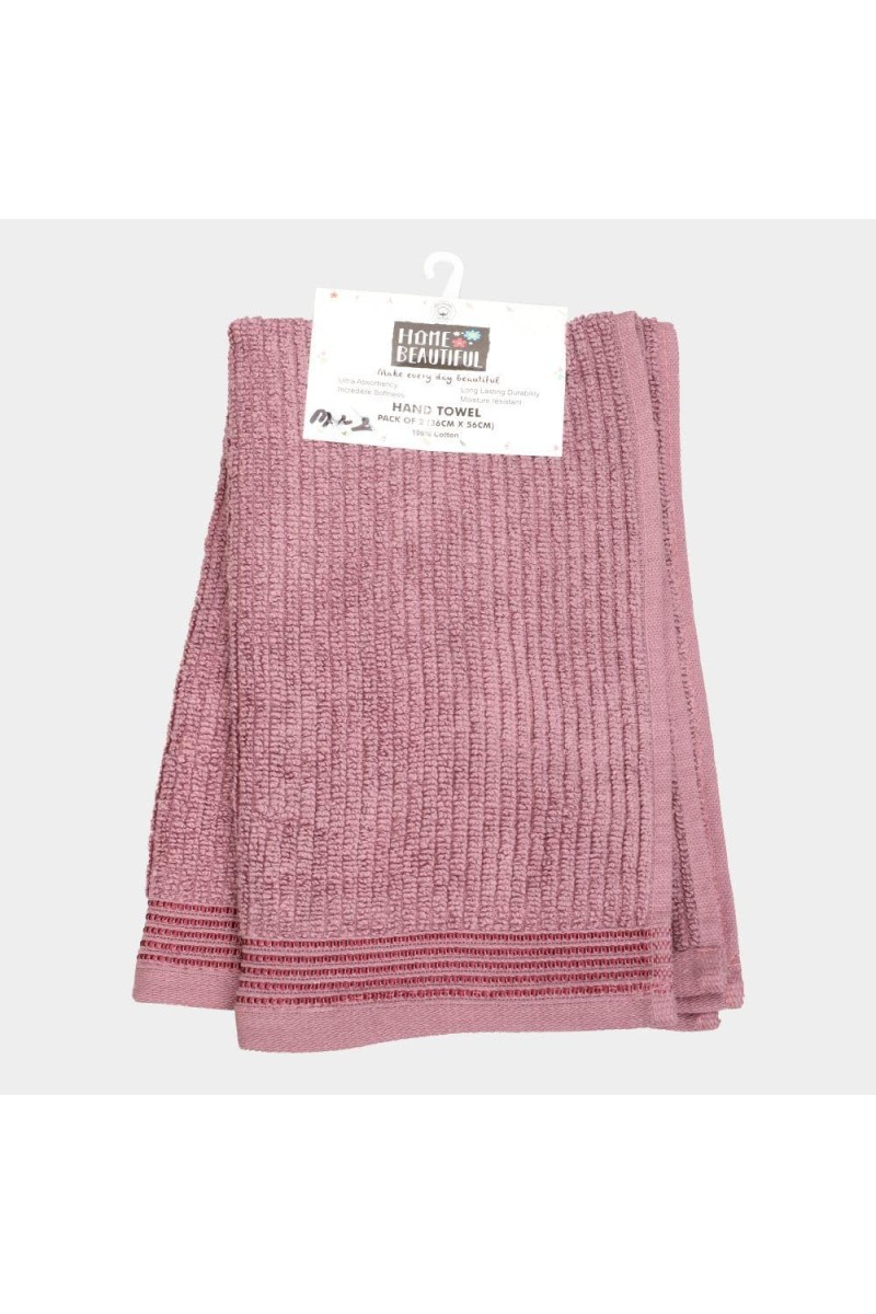 Home Beautiful 380 GSM Lilac Cotton Hand Towel - (M3311)