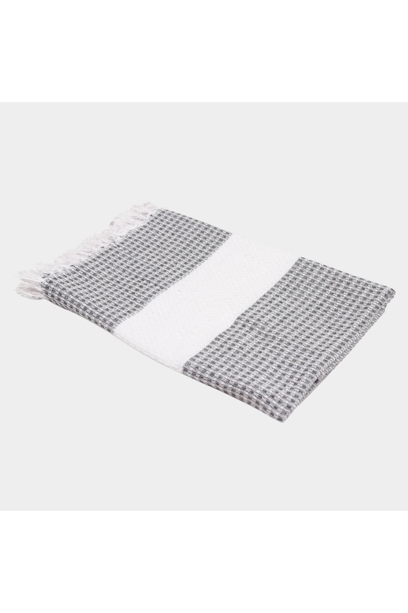 Home Beautiful 220 GSM Grey Cotton Blend Bath Towel - (M3204)