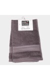 Home Beautiful 380 GSM Dark Grey Cotton Hand Towel - (M3161)
