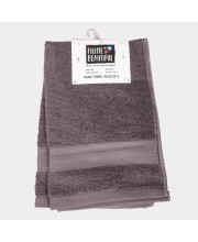 Home Beautiful 380 GSM Dark Grey Cotton Hand Towel - (M3161)