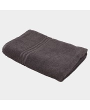 Home Beautiful 300 GSM Dark Grey Microfiber Bath Towel - (M3233)