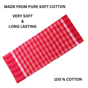 Traditional Cotton Gamcha for Bath, Face, and Multipurpose Use | Soft, Absorbent, and Lightweight Towel | Ideal for Daily Use (20 x 40 Inches) (4)