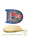 Handicrafts Bamboo Kulo Tray – Pink Color Handmade & Hand-Painted Bamboo Soop/Basket for Puja, Home Decor, Storage & Gifting বাঁশের কুলো (13 x 18 inch)
