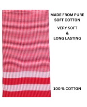 Traditional Red Cotton Gamcha | Absorbent, Lightweight Towel for Bath, Face, Travel & Multipurpose Use (1) Traditional Red Cotton Gamcha | Absorbent, Lightweight Towel for Bath, Face, Travel & Multipurpose Use (1)