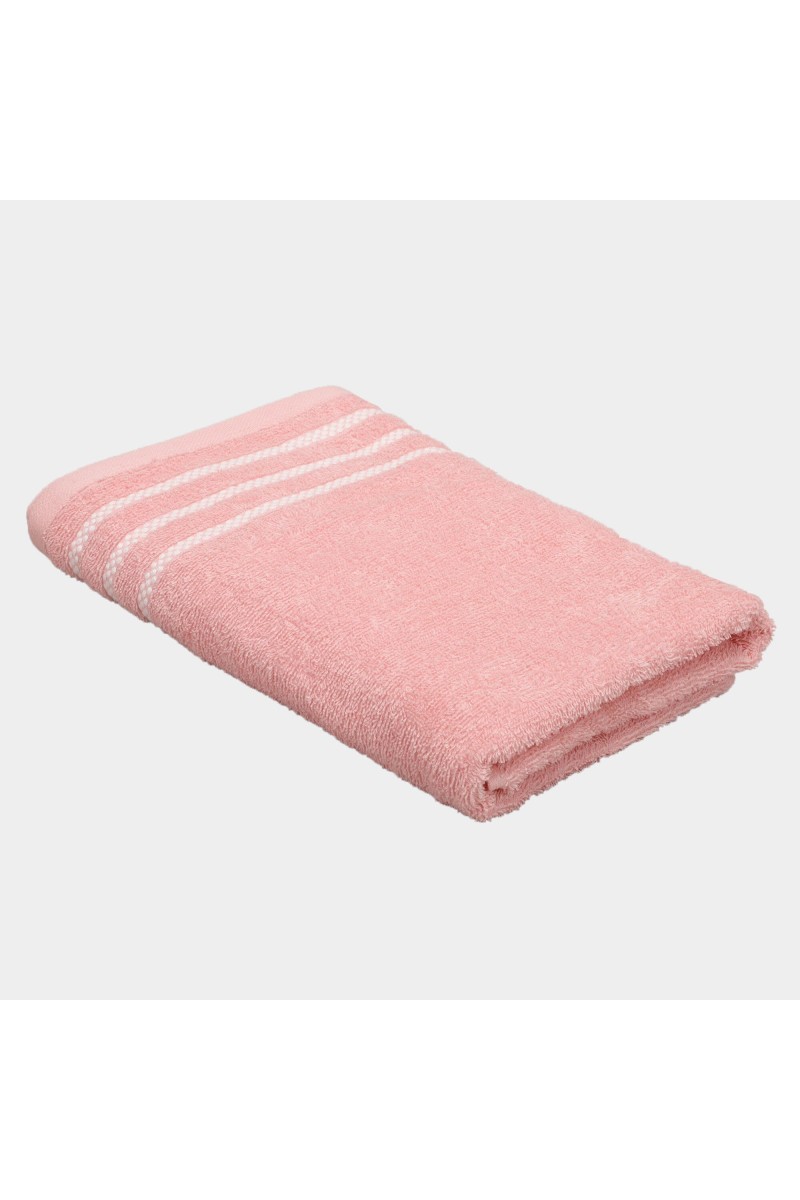 Home Beautiful 250 GSM Pink Cotton Bath Towel - (M3169)