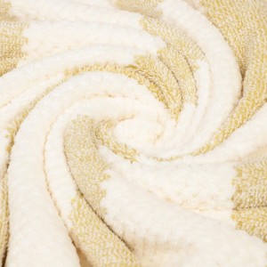 270 GSM Ivory Microfiber Bath Towel - (M3200)