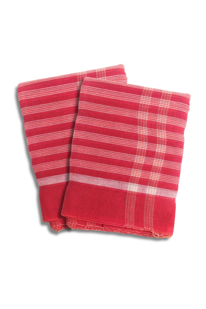 Traditional Cotton Gamcha for Bath, Face, and Multipurpose Use | Soft, Absorbent, and Lightweight Towel | Ideal for Daily Use (20 x 40 Inches) (2)