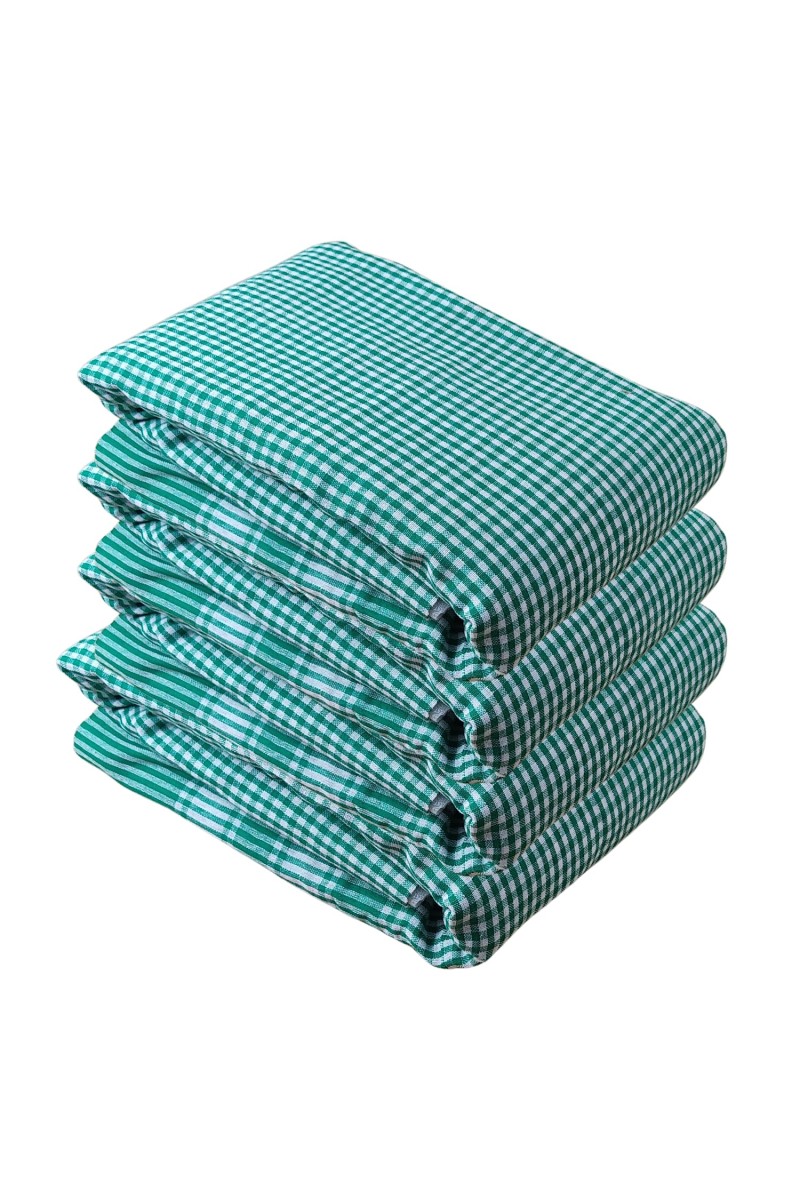 Traditional Green Cotton Gamcha | Soft, Absorbent, Lightweight Towel for Multipurpose Use – Bath, Face, Travel & Gym (4)