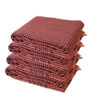 Pure Cotton Gamcha | Soft, Absorbent, and Lightweight Towel for Multipurpose Use – Bath, Travel, Gym & More (4)