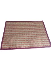 Traditional Chatai Asan | Foldable Floor Sitting Mat for Puja, Yoga, Meditation & Home Use | Eco-Friendly Straw Mat | Lightweight & Portable