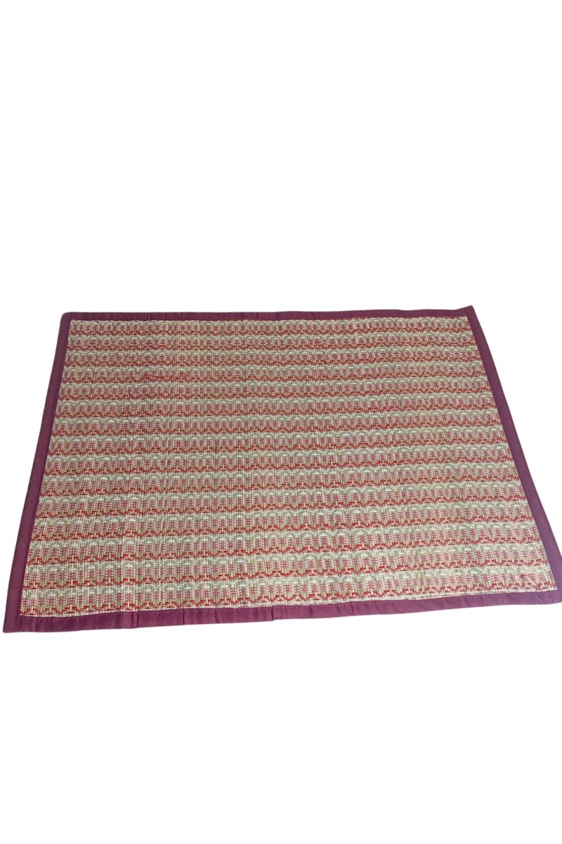 Traditional Chatai Asan | Foldable Floor Sitting Mat for Puja, Yoga, Meditation & Home Use | Eco-Friendly Straw Mat | Lightweight & Portable