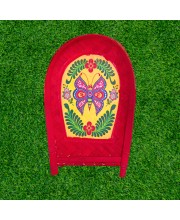 Hi Tech Sales Bengal Handicrafts Bamboo Kulo Tray &ndash; Handmade & Hand-Painted Bamboo Soop/Basket for Puja, Home Decor, Storage & Gifting | Eco-Friendly Traditional Bengali Tray বাঁশের কুলো 15*11 Inches