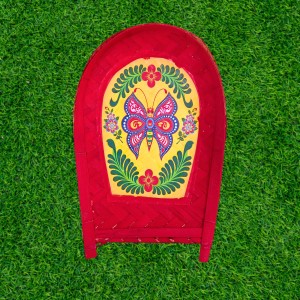 Hi Tech Sales Bengal Handicrafts Bamboo Kulo Tray &ndash; Handmade & Hand-Painted Bamboo Soop/Basket for Puja, Home Decor, Storage & Gifting | Eco-Friendly Traditional Bengali Tray বাঁশের কুলো 15*11 Inches