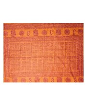HiTechMart Namabali with Hare Krishna Print – Saffron Color Cotton Angavastram - Ram Naam Hindu Religious Cloth for Puja, Meditation & Spiritual Rituals - 58 x 34 inch HiTechMart Namabali with Hare Krishna Print – Saffron Color Cotton Angavastram - Ram Naam Hindu Religious Cloth for Puja, Meditation & Spiritual Rituals - 58 x 34 inch