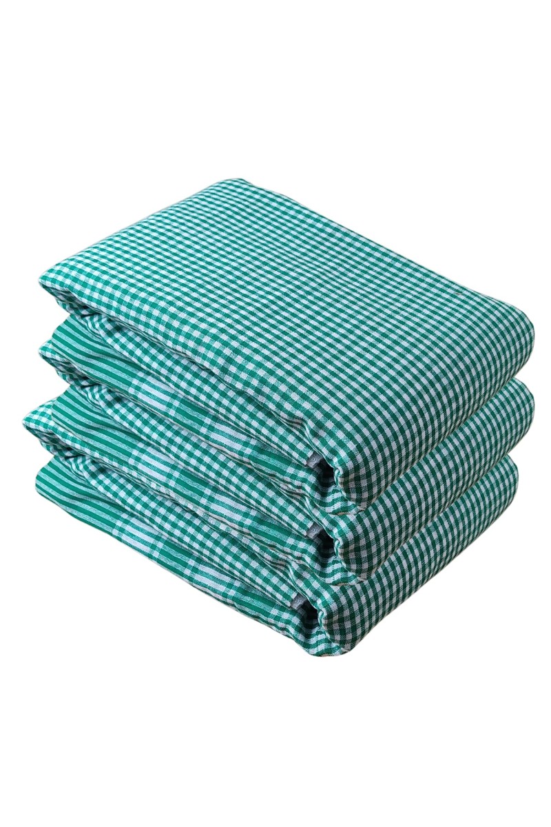 Traditional Green Cotton Gamcha | Soft, Absorbent, Lightweight Towel for Multipurpose Use – Bath, Face, Travel & Gym (1)