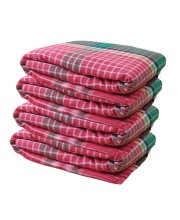 Vibrant Multicolour Cotton Gamcha | Soft, Absorbent, and Lightweight Towel for Bath, Travel, and Multipurpose Use (4)