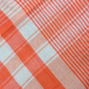 Vibrant Orange Colour Gamcha | Soft, Absorbent Cotton Towel for Bath, Travel, and Everyday Use (4)