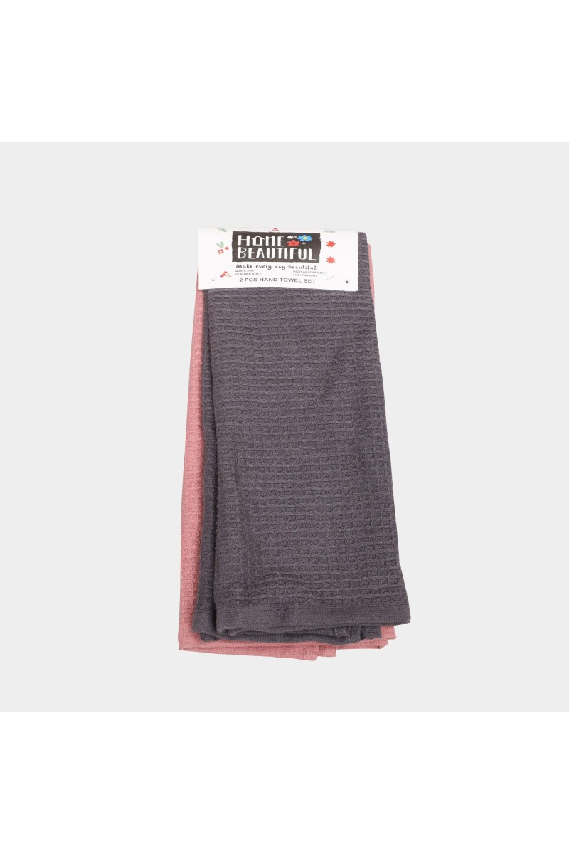 Home Beautiful 350 GSM Pink Cotton Hand Towel - (M3173)