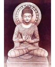 Elevate Your Space with Buddha's Serenity: Wood-Laminated Buddha Photo