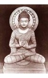 Elevate Your Space with Buddha's Serenity: Wood-Laminated Buddha Photo