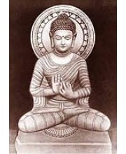 Elevate Your Space with Buddha's Serenity: Wood-Laminated Buddha Photo