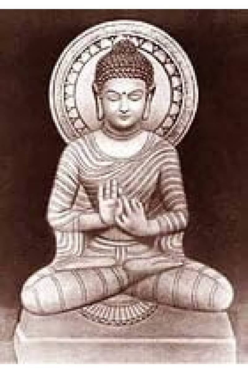 Elevate Your Space with Buddha's Serenity: Wood-Laminated Buddha Photo