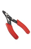 Wire Stripper and Cutter – Multi-Purpose Electrical Wire Cutting & Stripping Tool with Non-Slip Red Handles Power and hand tools, 1 piece, Red (5x2.5 inch)