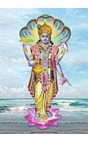 Divine NARAYANA Photo with Elegant Wood Lamination – Blessings for Your Home