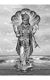 Divine NARAYANA Photo with Elegant Wood Lamination – Blessings for Your Home