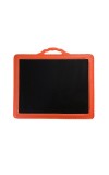 Plastic Fancy Black Board Slate for School Kids and Children Educational Purpose, Writing and Drawing (Orange)