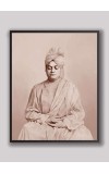 HI Tech Sales Swami Vivekananda wood laminated photo, Swami Vivekananda in Meditation Posture