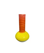 Ceramic Decorative Flower Vase for Living Room, Bedroom & Dining Table | Modern Glossy Finish Vase for Home Decor & Gifting (Multicolor)