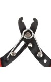 Wire Stripper and Cutter – Multi-Purpose Electrical Wire Cutting & Stripping Tool with Non-Slip Red Handles Power and hand tools, 1 piece, Red (5x2.5 inch)