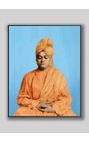 HI Tech Sales Swami Vivekananda wood laminated photo, Swami Vivekananda in Meditation Posture