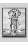 Divine NARAYANA Photo with Elegant Wood Lamination – Blessings for Your Home