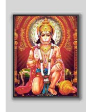 Sri Hanuman Wood-Laminated Photo: Strength and Devotion for Your Home
