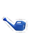 HiTechMart Large Plastic Watering Can for Garden - 5L Capacity, Outdoor Plant Watering Jug with Dual Handles & Detachable Sprinkler Head - Easy Grip & Lightweight for Home Gardening & Lawn Care