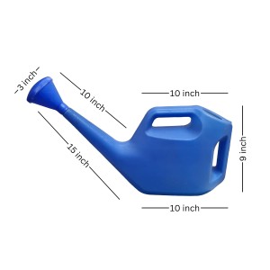 HiTechMart Large Plastic Watering Can for Garden - 5L Capacity, Outdoor Plant Watering Jug with Dual Handles & Detachable Sprinkler Head - Easy Grip & Lightweight for Home Gardening & Lawn Care HiTechMart Large Plastic Watering Can for Garden - 5L Capacity, Outdoor Plant Watering Jug with Dual Handles & Detachable Sprinkler Head - Easy Grip & Lightweight for Home Gardening & Lawn Care