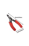 Wire Stripper and Cutter – Multi-Purpose Electrical Wire Cutting & Stripping Tool with Non-Slip Red Handles Power and hand tools, 1 piece, Red (5x2.5 inch)