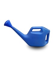 HiTechMart Large Plastic Watering Can for Garden - 5L Capacity, Outdoor Plant Watering Jug with Dual Handles & Detachable Sprinkler Head - Easy Grip & Lightweight for Home Gardening & Lawn Care