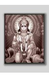 Sri Hanuman Wood-Laminated Photo: Strength and Devotion for Your Home