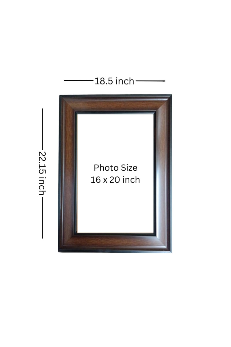 HiTechMart Lord Buddha Polystyrene Photo Frame for Wall Decor Home, Office, and Temple - Printed Photo, Pack of 1