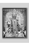 HI Tech Sales MA JAGADHATRI Photo Frame wood laminated Photo Frame Idol for Pooja, wall hanging/gift/temple/puja room/home decor