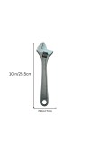 Adjustable Wrench Heavy Duty Steel | Adjustable Jaw Spanner for Plumbing, Car Repair & Home Maintenance | Durable Hand Tool
