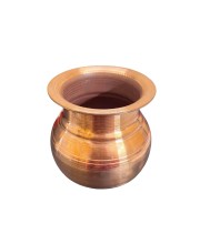 ure Copper Kalash Lota Traditional Indian Pooja Pot Vessel for Rituals and Décor This Small tambe ka lota is Perfect for Storing Water in Your Pooja mandir and is a Vital Part of Pooja Items.