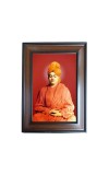 Hi Tech Sales Swami Vivekananda Polystyrene Photo Frame for Wall Decor Home, Office, and Temple - Printed Photo