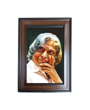 Hi Tech Sales A. P. J. Abdul Kalam Polystyrene Photo Frame for Wall Decor Home, Office, and Temple - Printed Photo, Pack of 1