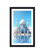 Islamic Masjid colored Photo | Mosque Wall Art | Ideal for Home or OfficeDecoration
