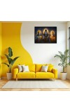 Lord Brahma VISHNU Mahesh Laminated Photo - 7x9 Inches, Divine Blessings For Home & Office And Temple Decoration (F16051)