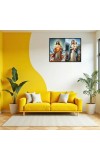 Jesus Christ - Mother Mary Laminated Photo - 13x15 Inches, Divine Blessings For Home & Office And Temple Decoration (F16257)